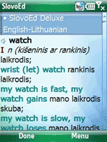 English Talking SlovoEd Deluxe English-Lithuanian & Lithuanian-English dictionary