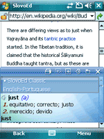 SlovoEd Classic English-Portuguese & Portuguese-English dictionary for Windows Mobile