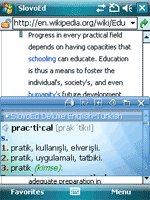 English Talking SlovoEd Deluxe English-Turkish & Turkish-English dictionary for Windows Mobile