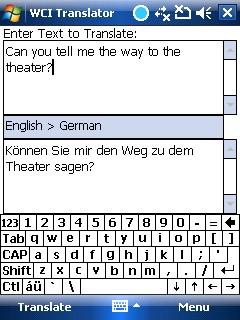WCI Translator 2.2: English-German 2003