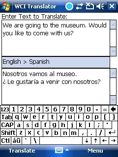 WCI Translator 2.2: English-Spanish 2003
