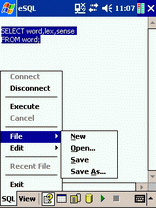 eSQL Pocket PC