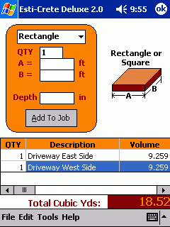 Esti-Crete Deluxe