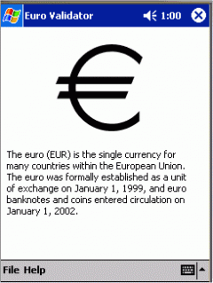 Euro Validator