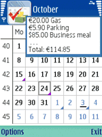 Expense Calendar