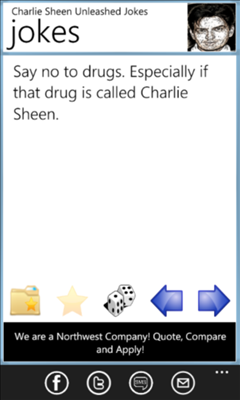 Charlie Sheen Unleashed Jokes