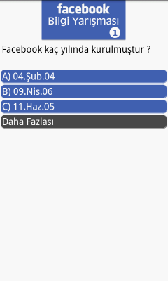 Facebook Bilgi Yarismasi1