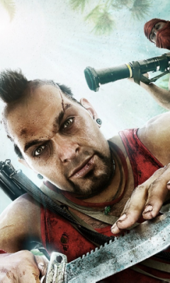 Far Cry 3 at rain Live Wallpaper