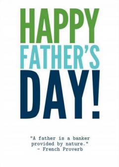 Fathers Day Postcard