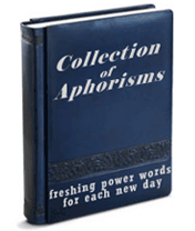 Collection of aphorisms, inspired by masters' wisdom and sharing
