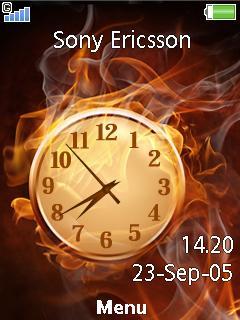 Fire Clock