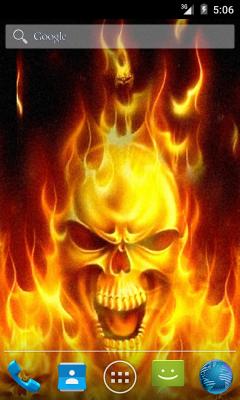 Fire Skull LWP