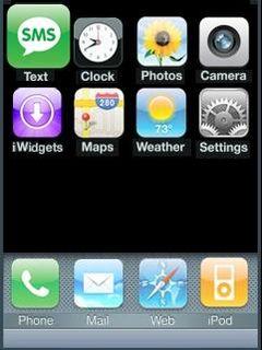 Flash Iphone Menu