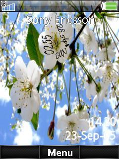 Flower Digital Clock