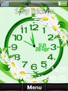 Flower Dual Clock