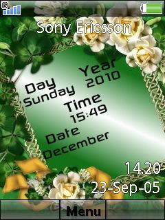 Flower Frame Clock