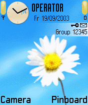Spring flower, theme ui for s60 1.x/2.x phones