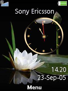 Flowers Clock