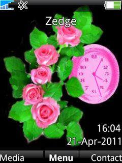 Flowers Clock