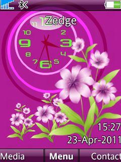 Flowers Clock