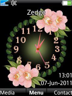 Flowers Clock