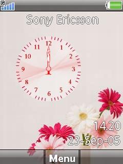 Flowers Clock