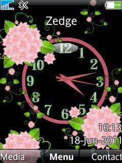 Flowers Clock