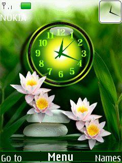 Flowers Clock