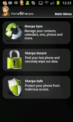 foneSherpa Mobile Security and Anti-Virus