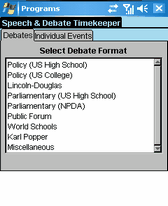 Speech and Debate Timekeeper