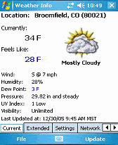 Weather Info 2005