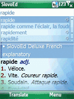 French Talking SlovoEd Deluxe French explanatory dictionary