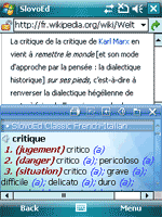 SlovoEd Classic French-Italian & Italian-French dictionary for Windows Mobile