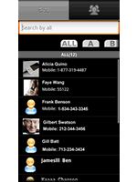 e-Mobile Contacts (Android OS 2 and up)