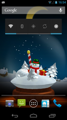 Frosty Snowman Live Wallpaper