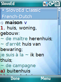 French Talking SlovoEd Classic Dutch-French & French-Dutch dictionary