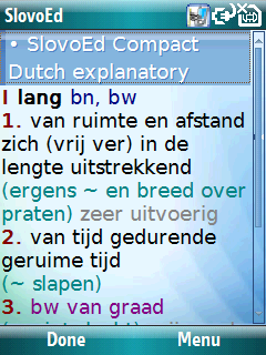 SlovoEd Compact Dutch explanatory dictionary