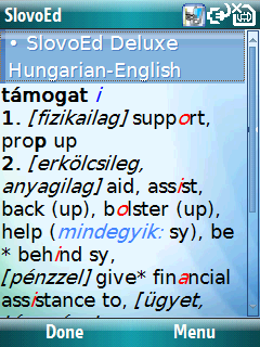 English Talking SlovoEd Deluxe English-Hungarian & Hungarian-English dictionary