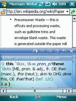 English Sound Module for Merriam-Webster's dictionaries for Windows Mobile