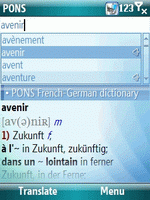 Talking PONS Advanced dictionary French