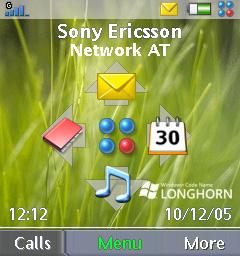 Green Theme for Sony Ericsson M600, P990, W950