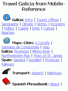 Travel Galicia, Spain - Guide, Maps, and Phrasebook. Incl: Coruna, Santiago de Compostela, Vigo, mor
