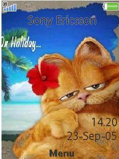 Garfield On Holidey