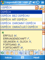 LingvoSoft German - Czech Dictionary 2008