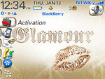 8100 Blackberry ZEN Theme: Glamour
