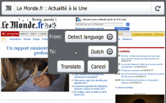 goTranslate - Firefox Addon