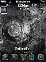 Blackberry Flip ZEN Theme: Gothic Architecture
