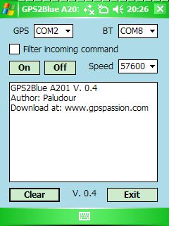 GPS2blue for GPS PDAs