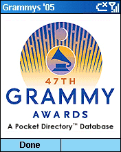 Grammy Awards Pocket Directory -Database