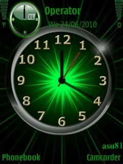 Green Clock